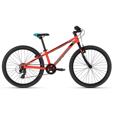 Bicykle Juniorský bicykel KELLYS KITER 30 24" - model 2023 Neon Orange - 11" (125-145 cm)