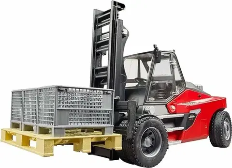 Hračky - dopravné stroje a traktory BRUDER - 2513 Vysokozdvižný vozík Linde HT 160 s príslušenstvom