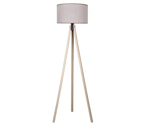 Lampy   - Stojacia lampa 1xE27/60W/230V béžová 