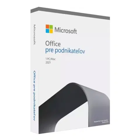 Samolepky na notebooky Microsoft Office 2021 pre podnikateľov - 1 PC/Mac