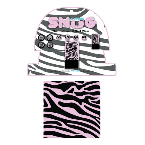 Šatky Univerzálny multifunkčný nákrčník Oxford Snug Pink Zebra