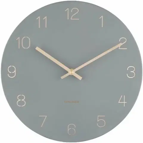 Hodiny Karlsson 5788GY dizajnové nástenné hodiny, pr. 30 cm