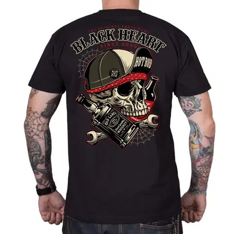 Pánske tričká Tričko BLACK HEART Commander čierna - XXL