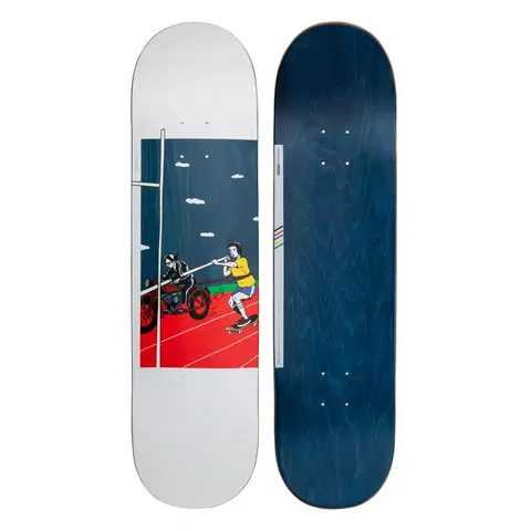 skateboardy Skateboardová doska Deck 120 Bruce veľkosti 8,25" modrá