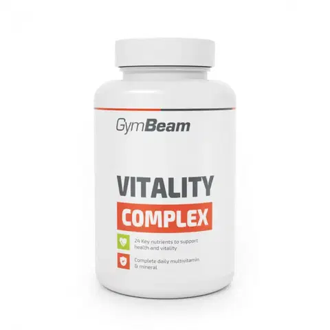 Multivitamíny GymBeam Vitality Complex 120 tab. bez príchute