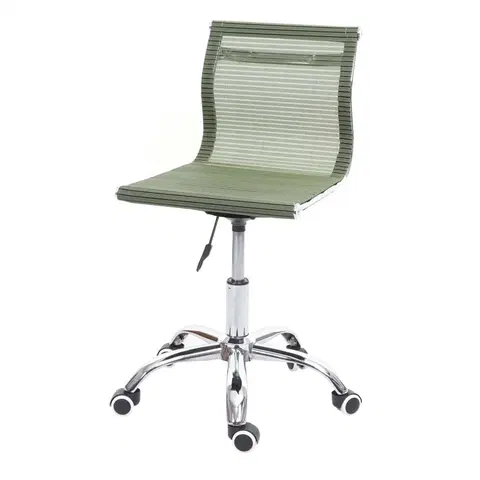 Kancelárske stoličky Kancelárska stolička Dekorhome Zelená