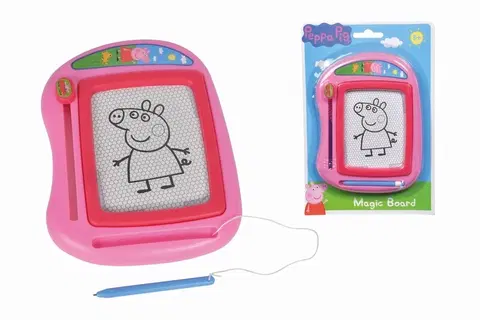 Kreatívne a výtvarné hračky SIMBA - Peppa Pig magnetická tabuľka na kreslenie
