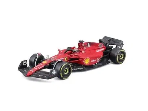 Vláčiky a autíčka BBurago Bburago 1:43 Formula F1 Ferrari Scuderia F1-75 (2022) nr.16 Charles Leclerc - with driver