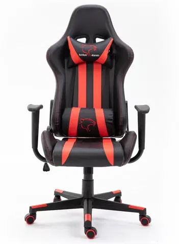 Kancelárske stoličky Dizajnové kancelárske kreslo BIT33, čierna / červená