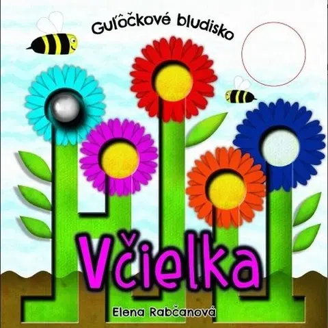 Leporelá, krabičky, puzzle knihy Guľôčkové bludisko Včielka - Elena Rabčanová