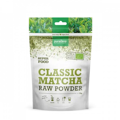 Superpotraviny Purasana BIO Classic Matcha Raw Powder 75 g