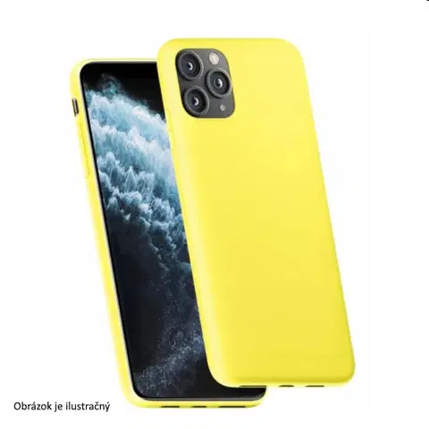 Puzdrá na mobilné telefóny Puzdro 3mk Matt Case pre Apple iPhone 14, žlté 3MK476461