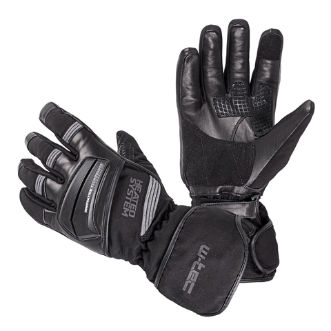 Zimné rukavice Vyhrievané rukavice W-TEC HEATston čierno-šedá - XL