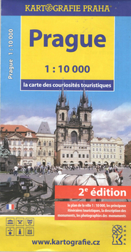Turistika, skaly Praha mapa turistických zajímavostí