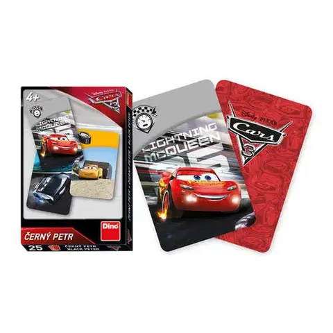 Karty Dino Toys Hracie karty Čierny Peter: Cars 3 Dino