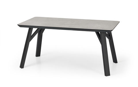 Jedálenské stoly HALMAR Halifax jedálenský stôl betón / čierna