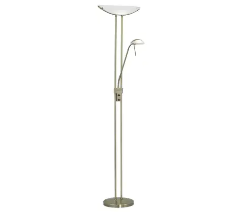 Lampy Eglo EGLO 85974 - Stmievateľná stojacia lampa BAYA 1xR7s/230W + 1xG9/33W bronz 