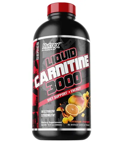 L-karnitín Liquid Carnitine 3000 - Nutrex 480 ml. Green Apple