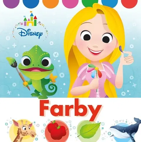 Leporelá, krabičky, puzzle knihy Disney - Farby - Kolektív autorov