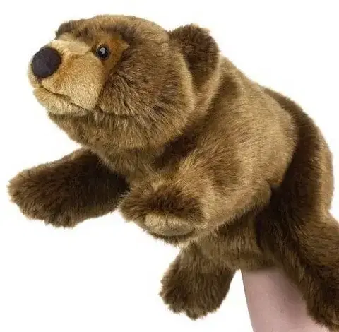 Plyšové hračky - zvieratká National Geographic LELLY - National Geographic Maňušky 2 - Grizzly ( Medveď Grizly )