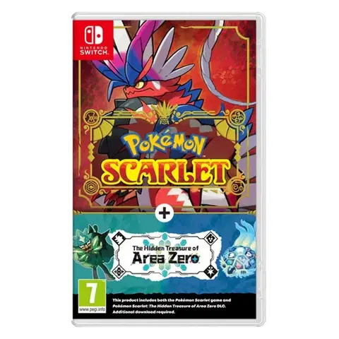 Hry pre Nintendo Switch Pokémon Scarlet + Area Zero DLC NSW