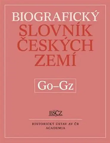 História Biografický slovník českých zemí Go-Gz - Marie Makariusová