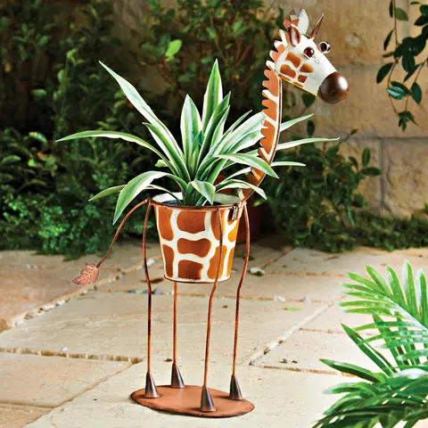 Drobné dekorácie a doplnky Kvetináč Žirafa