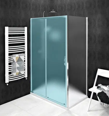 Sprchovacie kúty GELCO - SIGMA SIMPLY bočná stena, 800mm, sklo Brick GS4380