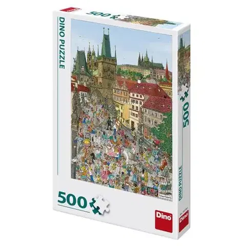 500 dielikov Dino Toys Puzzle Mostecká Veža 500 Dino