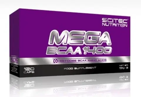 BCAA Mega BCAA 1400 - Scitec Nutrition 120 kaps.