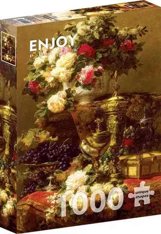 1000 dielikov Enjoy Puzzle Jean-Baptiste Robie: Flowers and Fruit 1000 Enjoy
