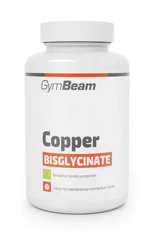 Antioxidanty Copper Bisglycinate - GymBeam 120 kaps.