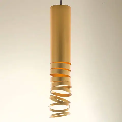 Závesné svietidlá Artemide Závesná lampa Artemide Decomposé, zlatá