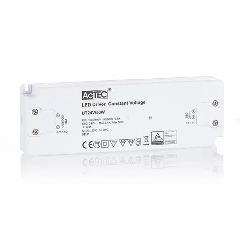 Napájacie zdroje s konštantným napätím AcTEC AcTEC Slim LED budič CV 24V, 50W