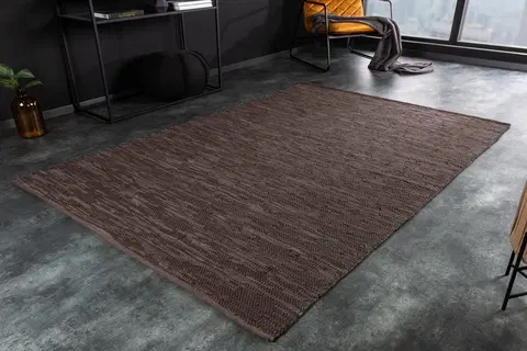 Koberce LuxD Dizajnový koberec Tahsin 230 x 160 cm tmavohnedý