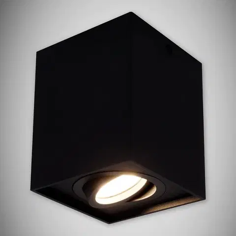 Lampy do obývačky Luster Hary D GU10 čierna 03716 K1