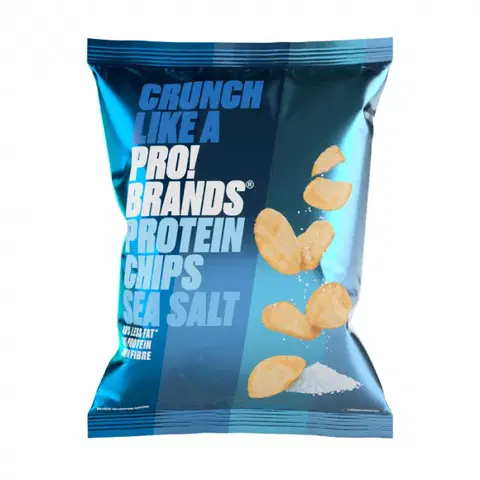 Proteínové čipsy a krekry ProteinPro Potato Chips 50 g soľ