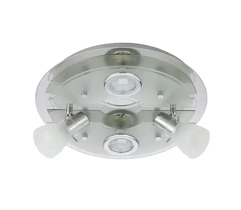LED osvetlenie Briloner Briloner 3560-042 - LED Stropné bodové svietidlo VASO 2xGU10/3W + 2xE14/3,2W/230V 