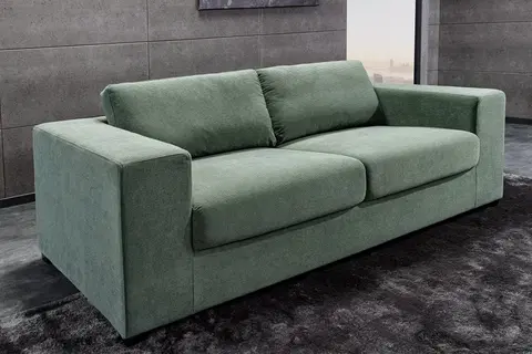 Pohovky a gauče 3-místná pohovka NESSOS Dekorhome Zelená