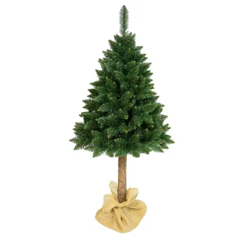 Vianočné stromčeky NABBI Christee 6 vianočný stromček na pni 160 cm zelená