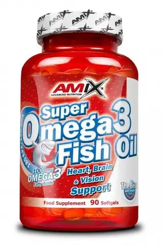 Vitamíny a minerály Super Omega 3 Fish Oil - Amix 180 kaps.