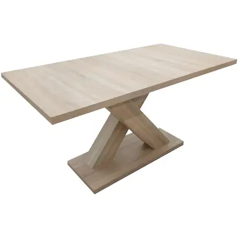 Jedálenské stoly Rozkladací stôl Hodor 146/186x80cm Dub Sonoma