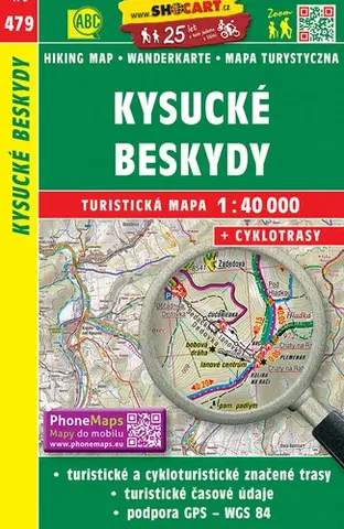 Slovensko a Česká republika Kysucké Beskydy TM 1:40T č.479