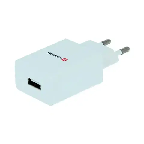 Nabíjačky pre mobilné telefóny Sieťový Adaptér Swissten Smart IC 1x USB 1A + Dátový kábel USB / Lightning 1,2 m, biely 22067000