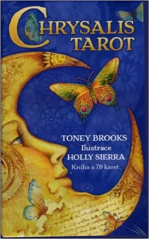 Veštenie, tarot, vykladacie karty Chrysalis Tarot - kniha + 78 karet - Toney Brooks,Holly Sierra