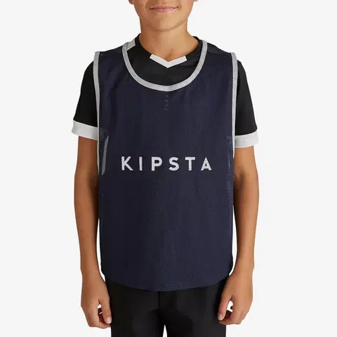 dresy Detský rozlišovací dres na kolektívne športy modrý
