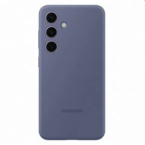 Puzdrá na mobilné telefóny Puzdro Silicone Cover pre Samsung Galaxy S24, violet EF-PS921TVEGWW