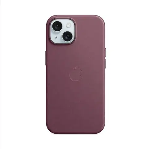 Puzdrá na mobilné telefóny Apple iPhone 15 Plus FineWoven Case with MagSafe - Mulberry MT4A3ZMA
