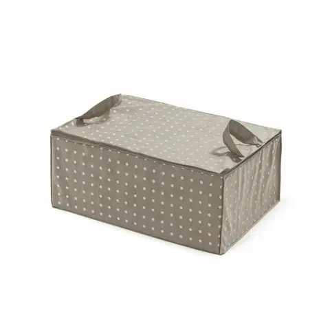 Úložné boxy Compactor Textilný úložný box na perinu Rivoli 70 x 50 x 30 cm, hnedá
