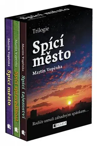 Fantasy, upíri Trilogie Spící město - box - Martin Vopěnka